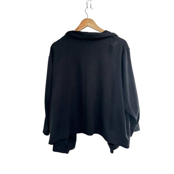 Lane Bryant Black‎ Open Front Short Sleeve Blazer 26/28 - Picture 2 of 7